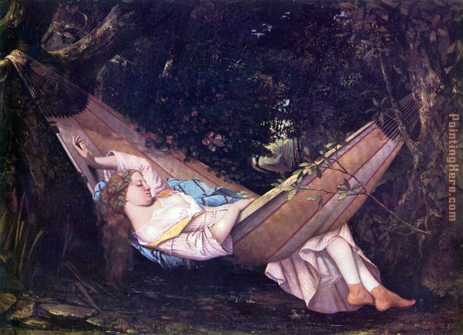 Gustave Courbet The Hammock